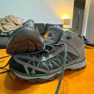 Vasque Gray and Black Hiking Boots